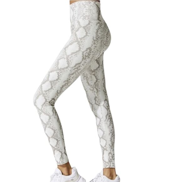REVOLVE Beach Riot Ayla Taupe Snake Print High Wait Legging US XS - Picture 3 of 14